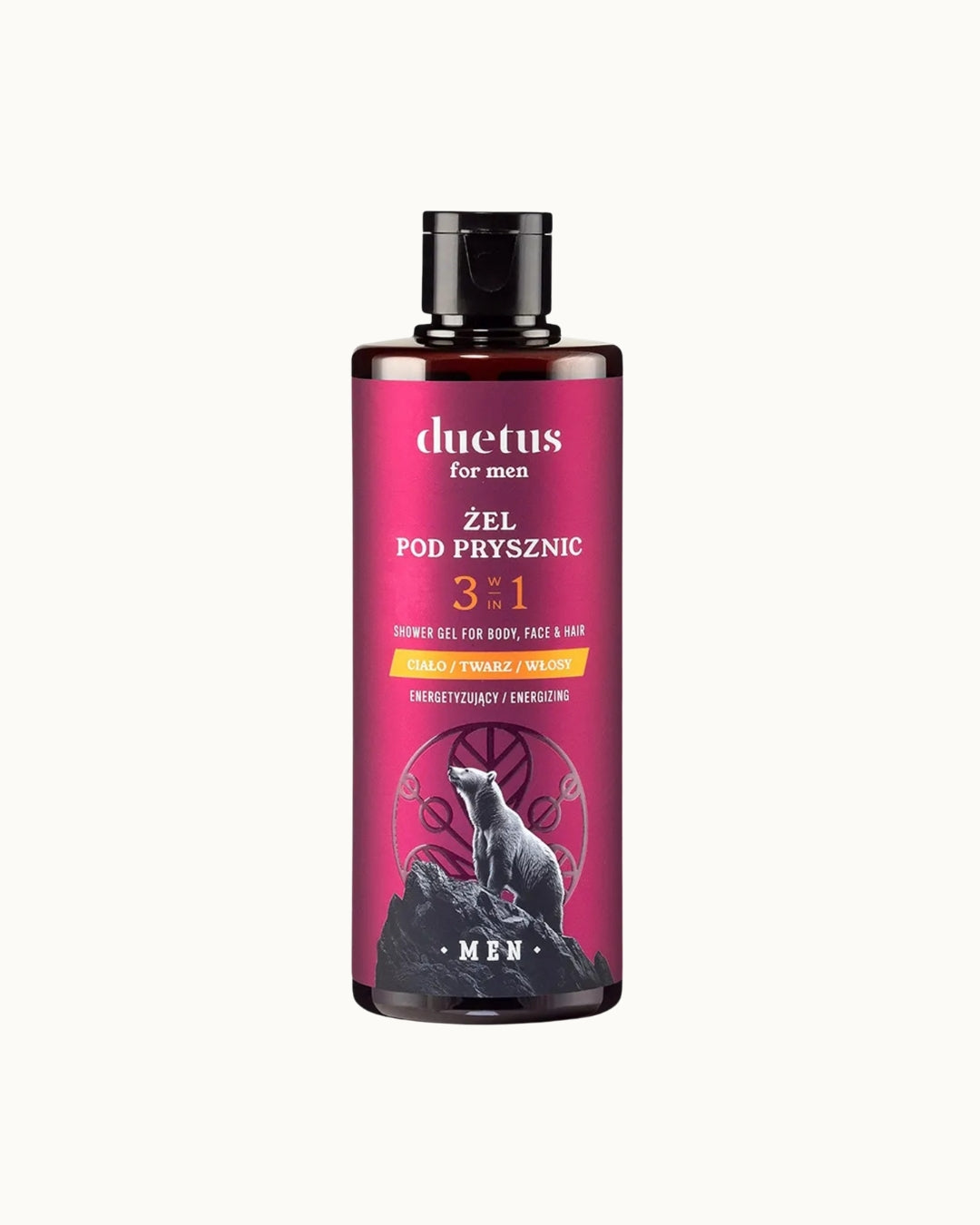 DUETUS FOR MEN Energizing Shower Gel YES 3in1