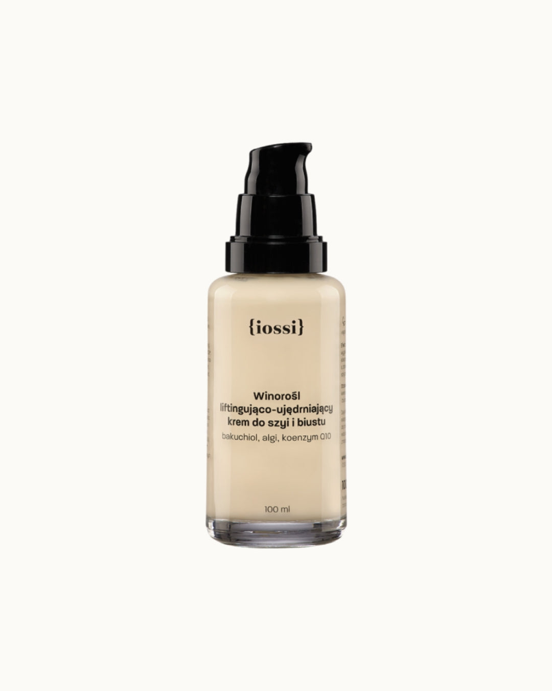 IOSSI Grapevine Neck and Décolletage Cream for Lifting and Firming