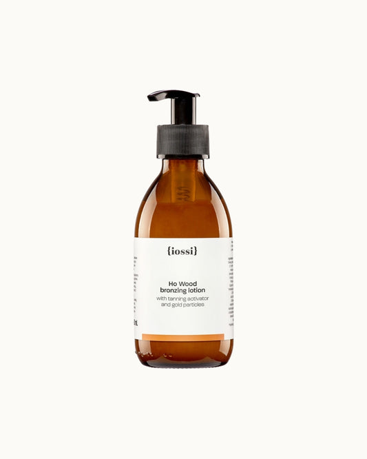 IOSSI Ho Wood Bronzing Lotion with Golden Particles